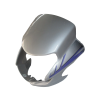 Head Light Visor/mask-hero Cd Deluxe (self Start) Silver(blue Stk)