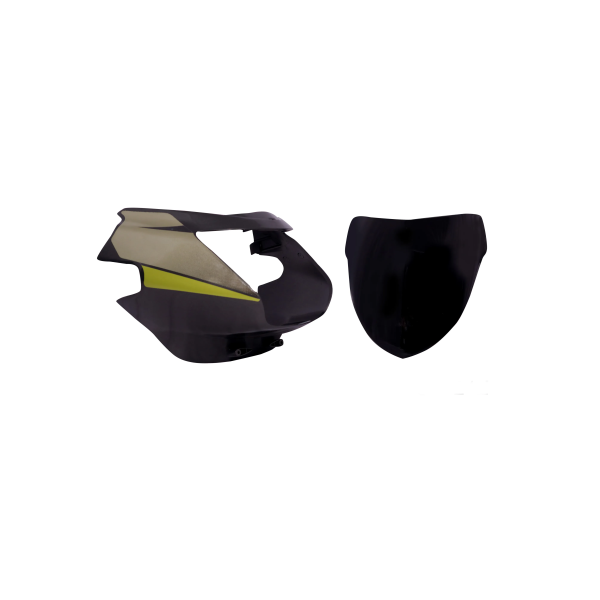 Head Light Visor/mask-tvs Star City Grey