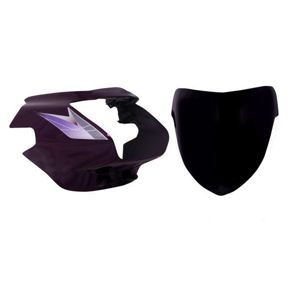 Head Light Visor/mask-tvs Star City N/m Purple