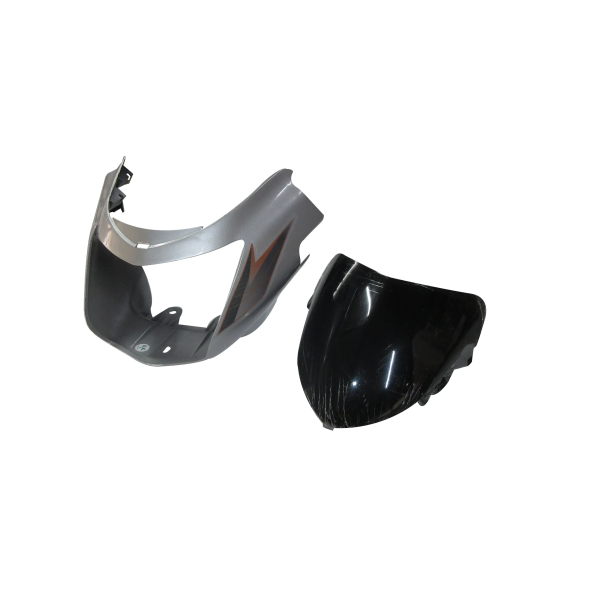 Head Light Visor/mask-tvs Star City N/m Silver