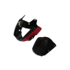 Head Light Visor/mask-hero  Splendor I-smart Black (red Stk)
