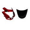 Head Light Visor/mask-hero  Honda Glamour N/m Sport Red