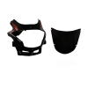 Head Light Visor/mask-hero Glamour  Black (red Stk)