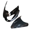 Head Light Visor/mask-bajaj Pulsar 150/180cc Dtsi Ug-7 Black/silver