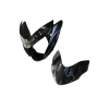 Head Light Visor/mask-bajaj Xcd 135cc Black (blue Stk)