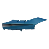 Tail Panel/seat Cowl-hero Passion Plus Turquise Blue