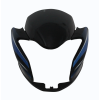 Head Light Visor/mask-hero Passion  Xpro Type 2 Black (blue Stk)