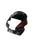 Head Light Visor/mask-hero  Passion Plus Black (red Stk)