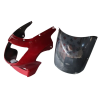 Head Light Visor/mask-hero Cbz Red