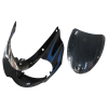 Head Light Visor/mask-bajaj Discover 135cc Black (blue Stk)