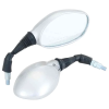 Rear View Mirror Fit For  Hero Passion Pro/ Splendor Pro Silver Rh (1 Pc)