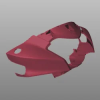 Cover Handle Front Noble Red (rd-021m) | Destni 125 | Hero