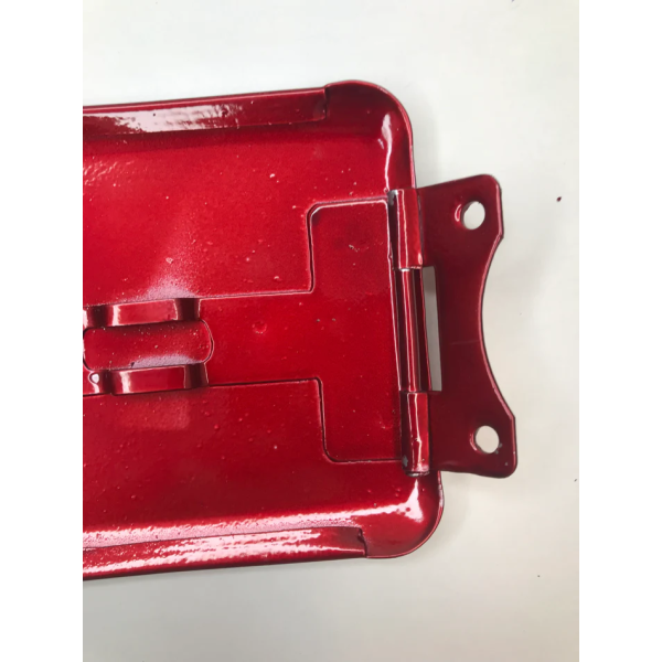 Petrol Tank Lid Plate For Hero Splendor Plus Red Colour All Model - Image 2