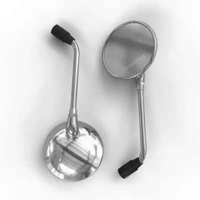 Mirror Rear View Left Hand – Chrome For Royal Enfeild Meteor 350
