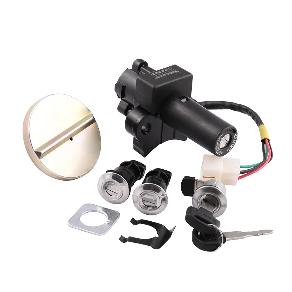 Ignition Lock Kit For Hero Splendor + (2011 Model) (set Of 5) Consisting Of Ignition Cum Steering Lock, Petrol Tank Cap, Petrol Tank Lock & Tool Box Lock (2 Pcs.) - Image 2