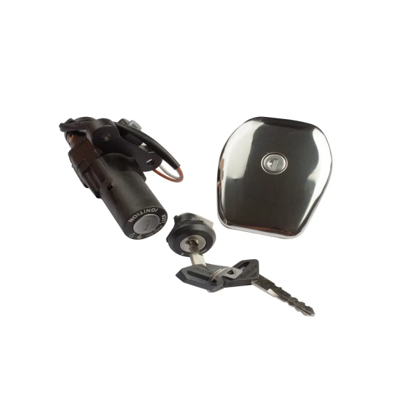 Ignition Lock Kit For Bajaj Xcd 125 (set Of 3) Consisting Of Ignition Cum Steering Lock, Petrol Tank Lock & Tool Box Lock