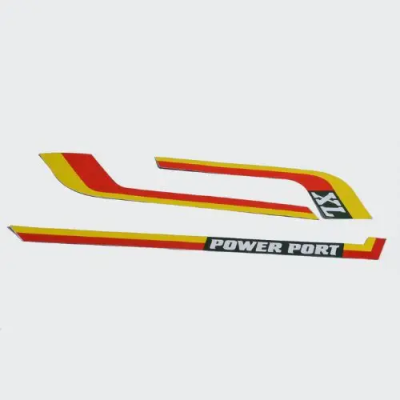 Stckr Set Powerport [red & Yel]