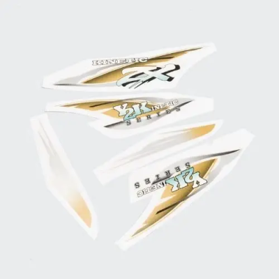 Stckr Set Kh Y2k [blk-gold]