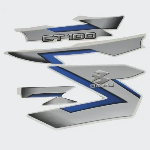 Stckr Set Ct100dlx 2006 [blk Tank-blue]