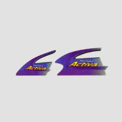 Stckr Set Activa N/m [slvr/blue]