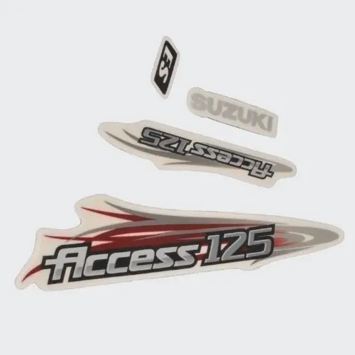 Stckr Set Access [red Shield] - Buy Online at Best Price Indian Bikes ...