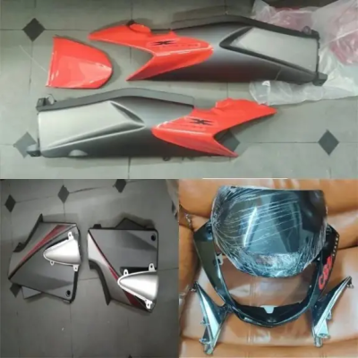 Cbz X-treme Visor, Tail Panel, And Side Panel Combo