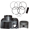 Cylinder Block Piston Kit Compatible For Honda Shine Silver Genuine