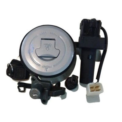 Minda Lock Set For Hero Glamour | New Model | 4 Pin Coupler