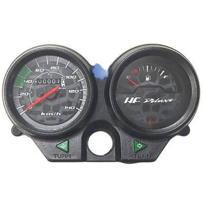 Pricol Analog Speedometer For Hero Hf Deluxe New Model With Side Stand | Black Dial