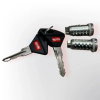 Aprilia Lock Set (set Of 3) Compatible For Sr/strom 125/150/160