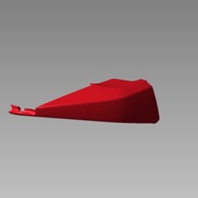 Cowl Under Red(belly Pan) Left Side For Xtreme (cbz Xtreme )| Hero