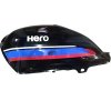 Petrol Tank For Hero Splendor Old Model (black/blue)