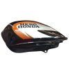 Petrol Tank For Hero Splendor Plus | Black & Orange