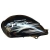 Petrol Tank For Hero Super Splendor Alloy Wheel Type 4 (glamour Type Tank Lock) (black/grey)
