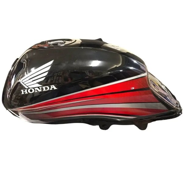 Petrol Tank For Honda Dream Yuga Type 2 | Black & Red