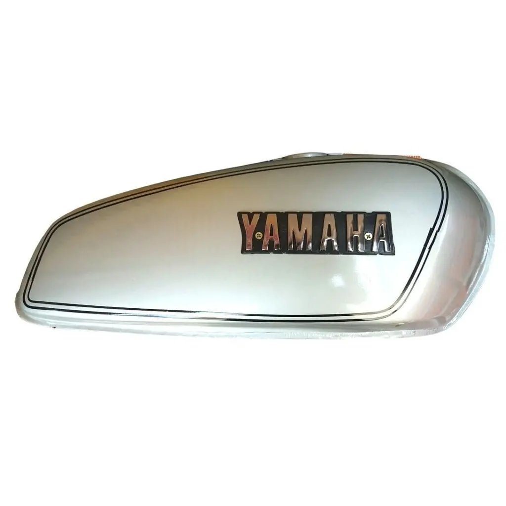 Petrol Tank For Yamaha Rx100/ Rx135/ Rxg (silver) - Indian Bikes Spares