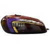 Petrol Tank For Yamaha Rx100 | Rx135 | Rxg | Wine Red | Type 2