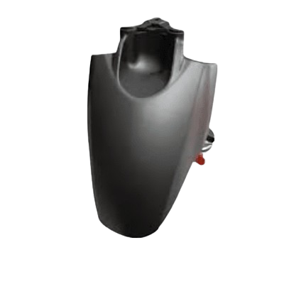 Front Mudguard (or) Front Mud Guard Mat Black Standard Fascino