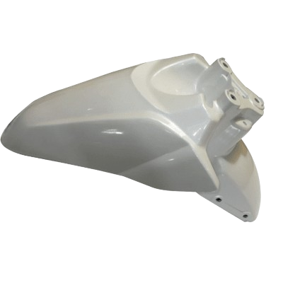 Front Mudguard (or) Front Mud Guard White Standard Fascino