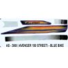 Graphics Sticker Set For Bajaj Avenger 150 Street | Blue Vehicle | Both Sides