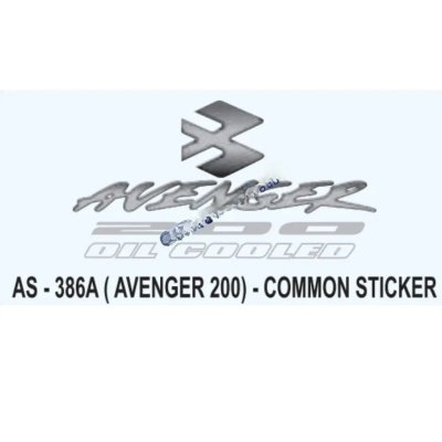 Graphics Sticker Set For Bajaj Avenger 200 | Common Sticker | Both Sides