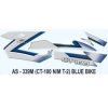 Graphics Sticker Set For Bajaj Ct 100 | Type 2 | New Model | Blue Vehicle | Both Sides