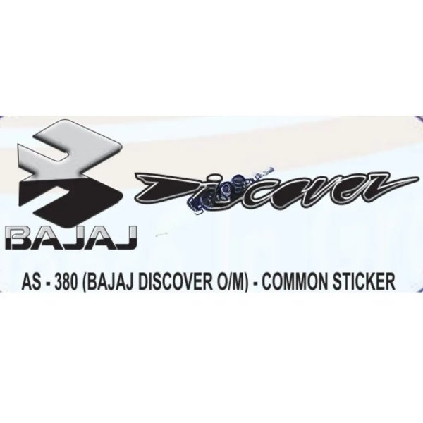 Graphics Sticker Set For Bajaj Discover | Old Model | Common Sticker | Both Sides