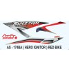Graphics Sticker Set For Hero Honda Ignitor | Red Vehicle | Both Sides