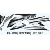 Graphics Sticker Set For Hero Honda Splendor Nxg | Red Vehicle | Both Sides