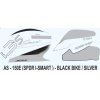Graphics Sticker Set For Hero Splendor Ismart I3s | Black Vehicle | Silver Sticker | Both Sides