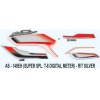 Graphics Sticker Set For Hero Super Splendor I3s | Type 8 | Digital Meter | Red & Silver Sticker | Both Sides