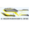 Graphics Sticker Set For Hero Super Splendor I3s | Type 8 | Grey Vehicle | Both Sides