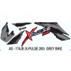 Graphics Sticker Set For Hero Xpulse 200 | Grey Vehicle | Both Sides