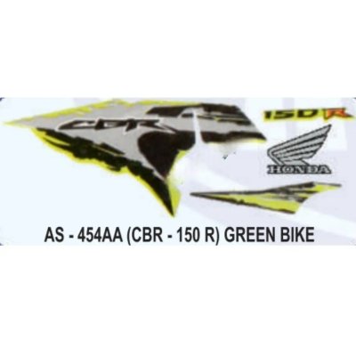 Graphics Sticker Set For Honda Cbr 150r | Green Vehicle | Both Sides
